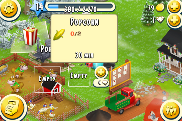 All the concepts in Hay Day are very logical and thus easy for players to understand. Even producing bacon by putting pigs into sauna is, in a way, very logical.