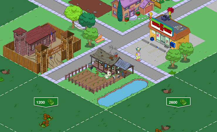 Expanding the town of Springfield can be a goal to track for.