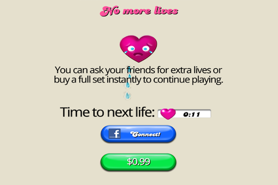 Buy Lives Mobile Game