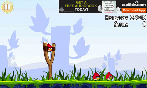 Banner Ads in Angry Birds