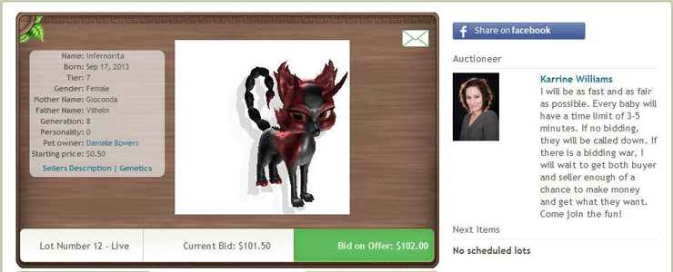 A small taste of the Strangelings auction house.