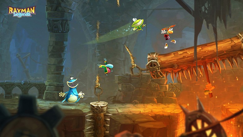 Rayman legends castle interior screenshot