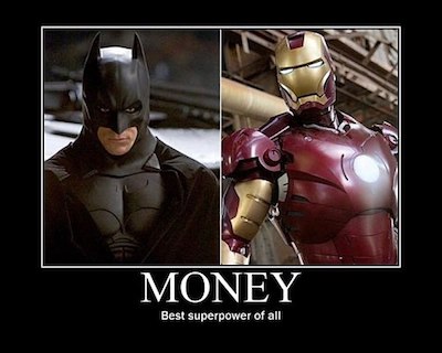 Money Batman Superpower