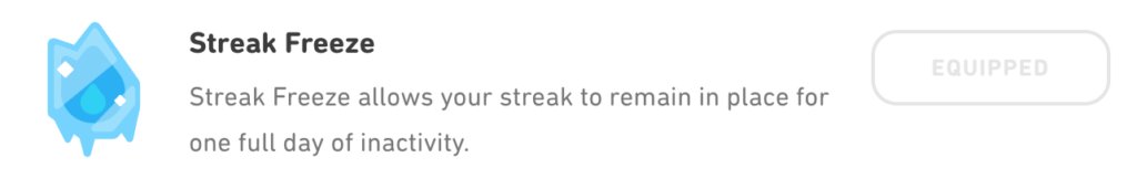 Duolingo streak example