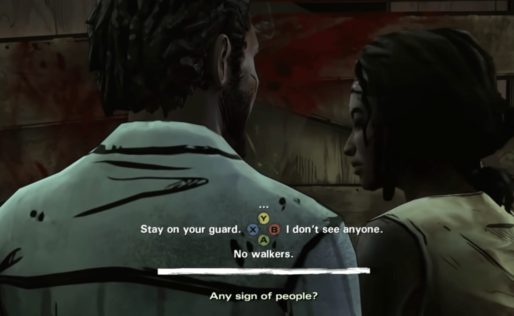 Walking dead game example
