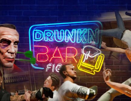 drunkn bar fight